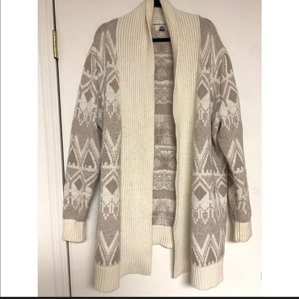 XXL Old Navy Fair Isle cardigan Sweater